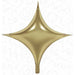 DECOCHAMP STARPOINT 18" CHAMPAGNE 5/PK