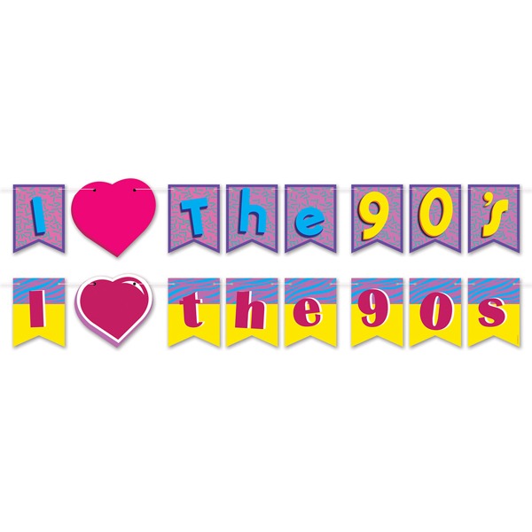 I Love the 90s Streamer Set