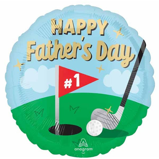 Tee-rific Dad 18" Round Foil Father's Day Balloon