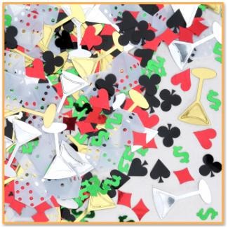 Casino Night Multicolor Confetti, 0.5 oz