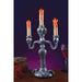 14-Inch Light-Up Candelabra with LED Flames