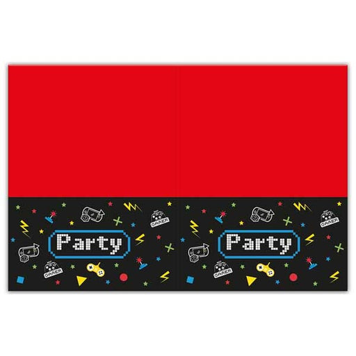 Gaming Party Plastic Tablecover, 47 x 70 Inches