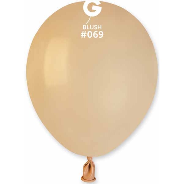 Gemar 5 Inch Blush #069 Latex Balloons, 100 Count