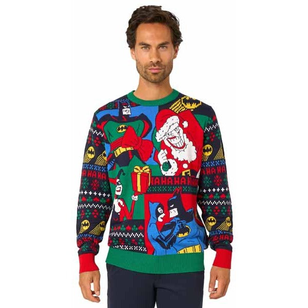 Suitmeister Batman Christmas Sweater - Small