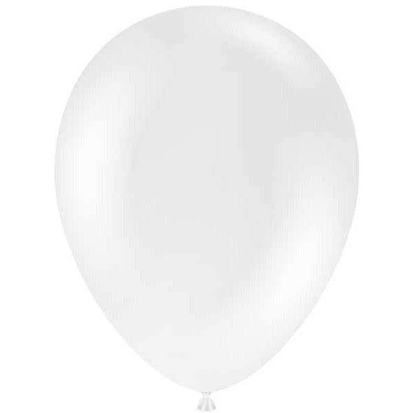 Tuftex 5-Inch Crystal Clear Latex Balloons, 50 Count