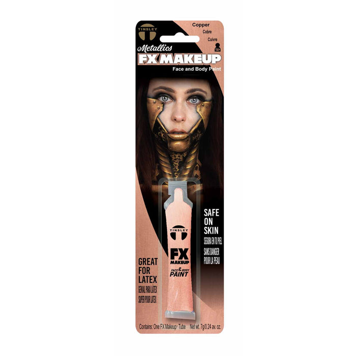 Tinsley Transfers Metallic Copper Face & Body Paint FX