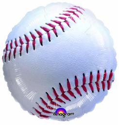 Championship Baseball 18-Inch Round Foil Balloon