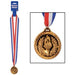 3rd Place Bronze Medal with 30-Inch Ribbon