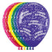 11" Crystal Assorted Birthday Decorations (50-Pack)