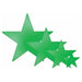 9-Inch Green Foil Star Decoration