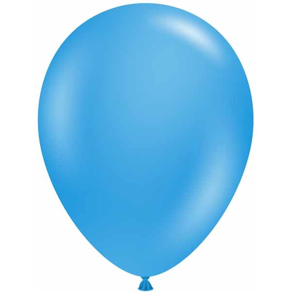 TUFTEX 17-Inch Standard Blue Latex Balloons, 50 Count