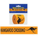 Kangaroo Crossing Poly Decorative Tape, 1 Pack