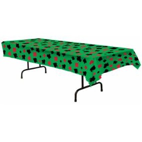 Casino Plastic Tablecover, 54 x 108 Inches