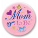 Mom to Be Satin Button, 2 Inch