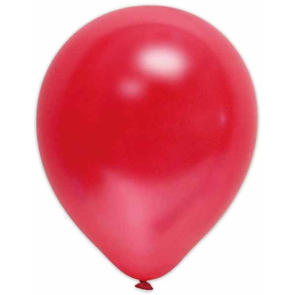 Trico 12-Inch Pearl Red Latex Balloons, 10-Pack
