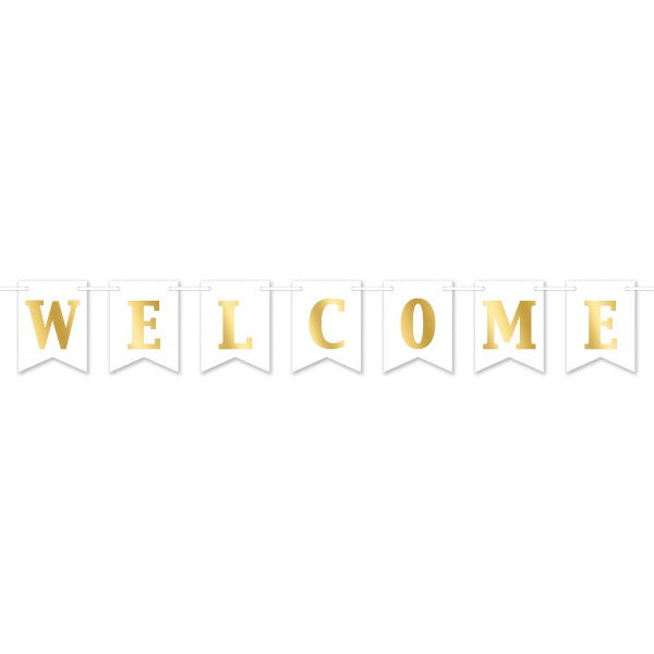 Welcome Streamer, 6 Inches x 6 Feet