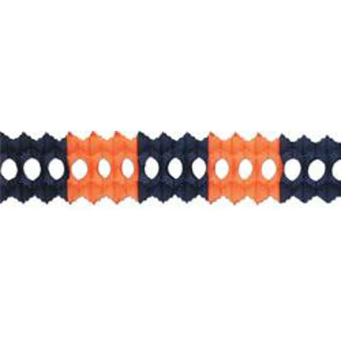 "12Ft Retro Arcade Garland In Orange And Black (1 Pack)"