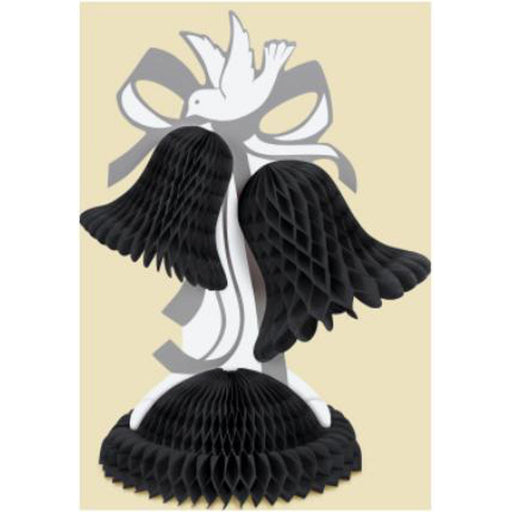 12" Black Bell Centerpiece