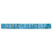 Metallic Happy Birthday Banner (1/Pk)