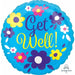 Get Well Flower Fun 21" Foil Balloon