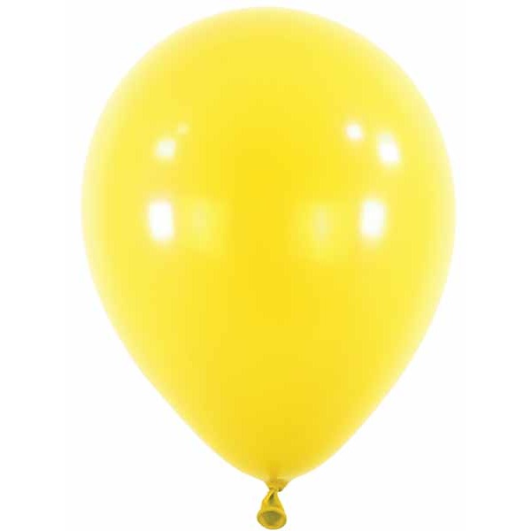 Anagram Sunshine Yellow 11 Inch Latex Balloons, 100 Count