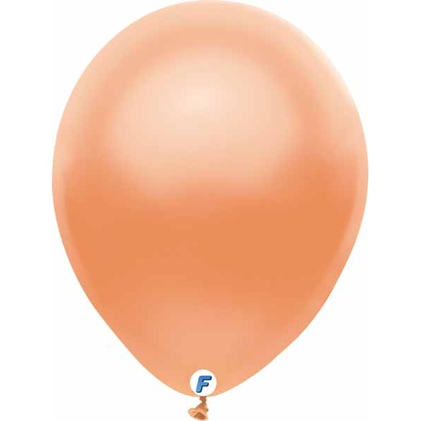 Funsational 12 Inch Pearl Peach Latex Balloons, 100 Count