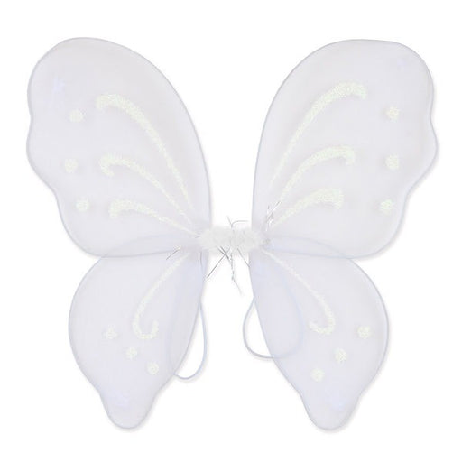 White Nylon Fairy Wings, 1 Set