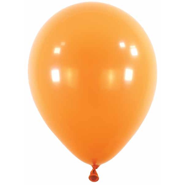 Tangerine Orange 18 Inch Latex Balloons, 50 Count