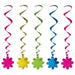 FLOWER WHIRLS 5/PKG 40" ASST.COLORS