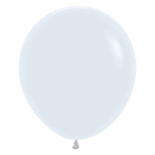 Sempertex White 18-Inch Latex Balloons, 25 Count