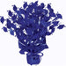 15" Grad Cap Gleam N Burst C/P Blue Decoration.