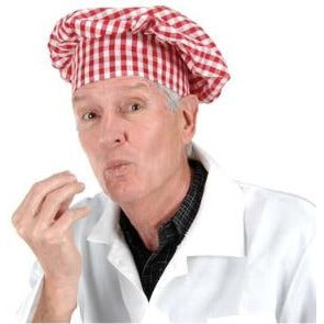 Gingham Chef Hat