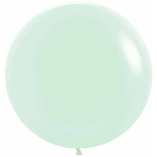 Pastel Matte Green 36-Inch Latex Balloons, 2 Pack