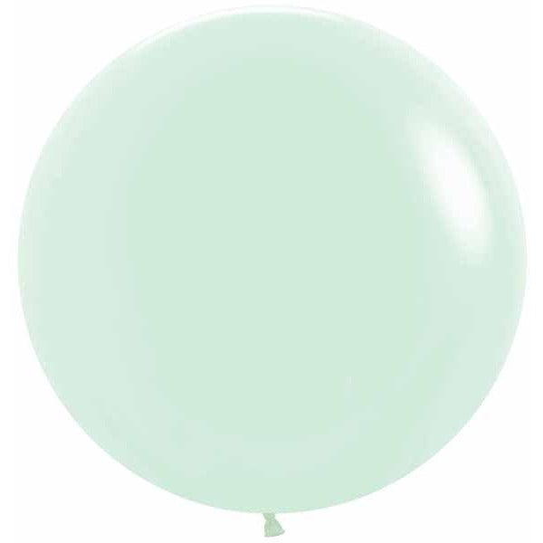 Pastel Matte Green 36-Inch Latex Balloons, 2 Pack