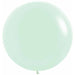 Pastel Matte Green 36-Inch Latex Balloons, 2 Pack