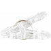 Clear 8g Balloon Clip Weights, 100 Pack