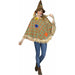 Sweet Scarecrow Adult Costume Poncho