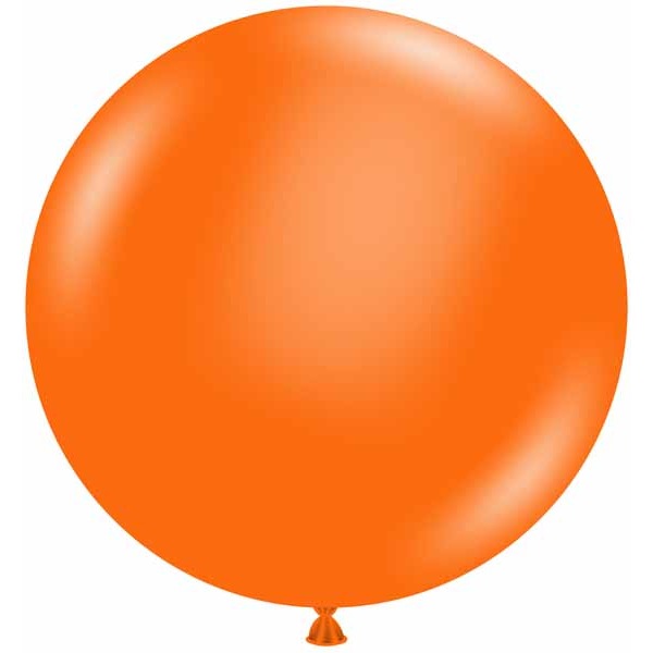 Tuftex 36-Inch Standard Orange Latex Balloons, 2-Pack