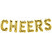 16" Cheers Gold Foil Balloon Set