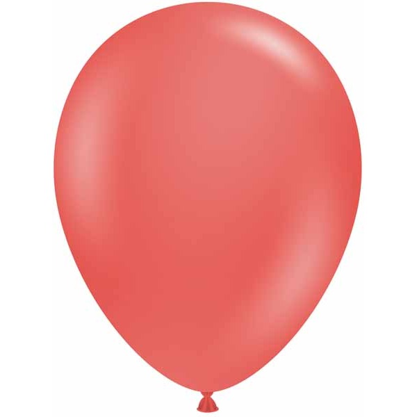 TUFTEX 11-Inch Aloha Pink Coral Latex Balloons, 100 Count