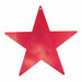 Red Foil Star Decoration, 5 Inch