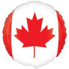 Canadian Flag 18-Inch Foil Balloon