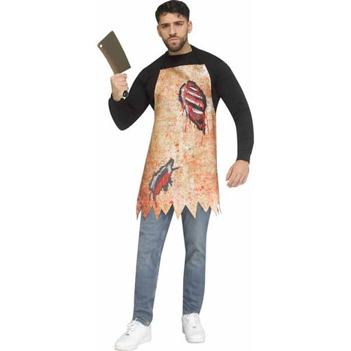Butcher Bones Horror Costume Apron, One Size