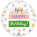 "18" Clear Plastic Hbd Cake Slice Balloon"