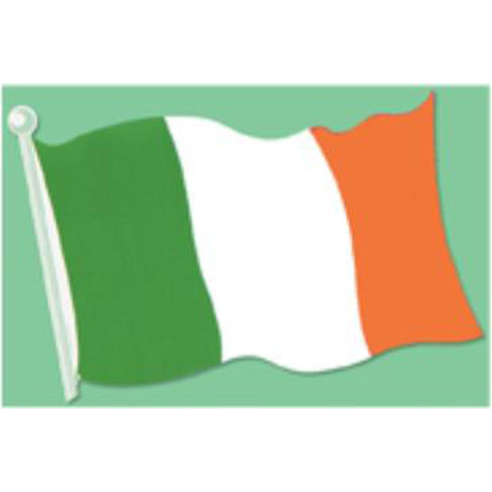 18" Irish Flag Cutout Bulk.