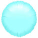 18" Round Flat Plate In Prl Pastel Blue (80045)