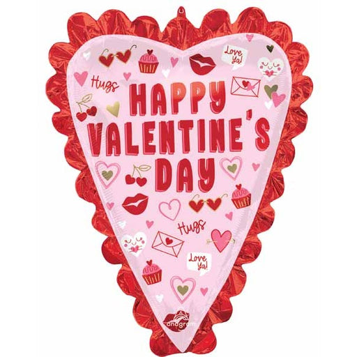 Valentine's Day Vibes 35-Inch Shaped Foil Balloon
