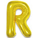 34-Inch Gold Letter R Foil Balloon