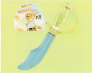 Gold and Silver Pirate Costume Dagger