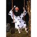 36-Inch Swinging Dead Light-Up Clown Halloween Decoration